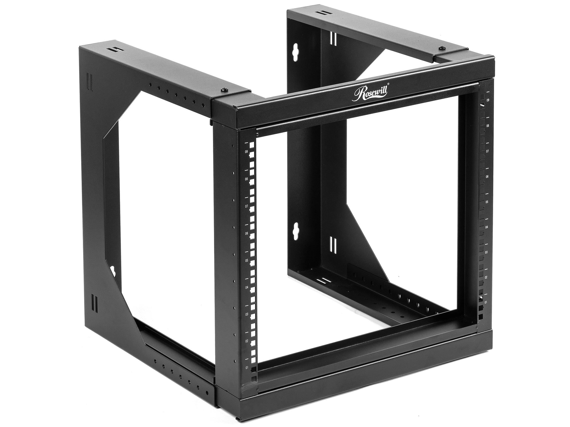 Rosewill 9U Server Rack with Swing Gate -Wall Mount Rack for 19 Inch IT ...