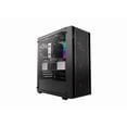 thumbnail image 1 of Rosewill ATX Mid Tower Gaming Computer PC Case with Side Tempered Glass, Preinstalled 4 x 120mm PWM Fans, Support Up to 6 x 120mm Fans, 360mm AIO/Radiator, 340mm GPU/VGA, 160mm CPU Air Cooler, 1 of 7