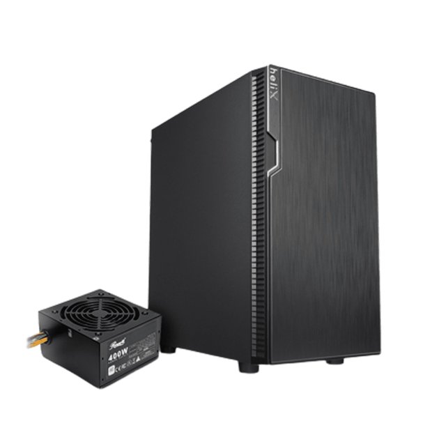 Rosewill FBMX2400HELIX Micro ATX Mini Tower Gaming PC Case with 400W
