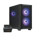 thumbnail image 1 of Rosewill FBM-X3 Black Micro ATX Mid Tower Case - Full Mesh Panel, High Airflow Design, 3x PWM ARGB Fans, Pre-Installed 650W 80+ Gold PSU, 1 of 9