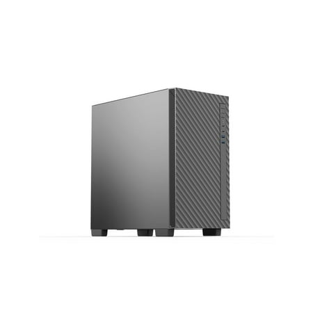 Rosewill FBM-X5 Micro ATX Mini Tower Desktop Gaming & Office PC Computer Case with Pre-Installed 400W Power Supply, 240mm / 280mm AIO Support, 2X USB 2.0, 2 USB 3.0, 1x 120mm PWM Fan
