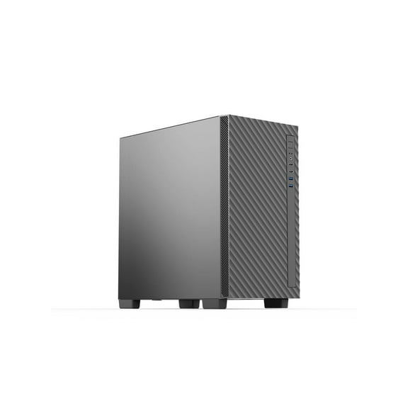Rosewill FBM-X5 Micro ATX Mini Tower Desktop Gaming & Office PC Computer Case with Pre-Installed 400W Power Supply, 240mm / 280mm AIO Support, 2X USB 2.0, 2 USB 3.0, 1x 120mm PWM Fan