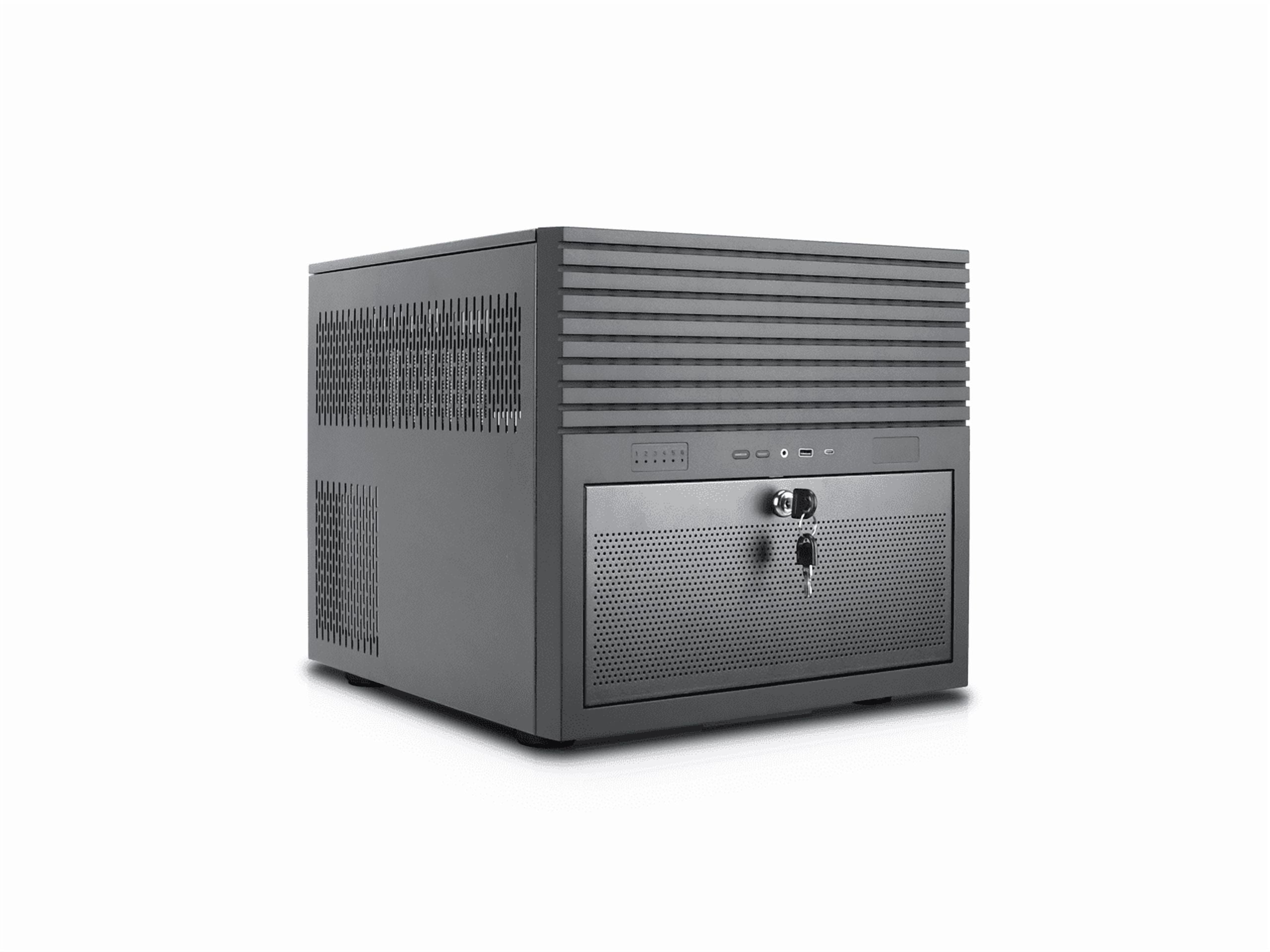 Rosewill HEARTH NAS | Server Chassis | Supports up to 6 x 3.5" Hot Swap HDD and 6 x 2.5" SSD | E-ATX Compatible | 5 x 120mm PWM Fan | 2 x 5.25" Bay | USB 3.2 Type-C | Ideal for Home Servers, DIY NAS,