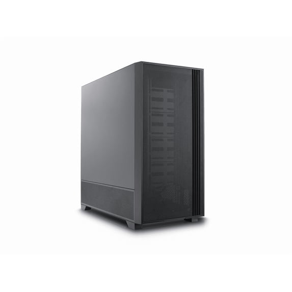 Rosewill Helium NAS Max ATX Mid Tower Computer Case, Mesh Panel, 4x 140mm PWM Fan, Support 11x 3.5" HDD, HDD Tray, Support BTF, Ideal for DIY NAS, media servers, or small business applications - Blac