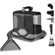 Rosewill Multi-Purpose Portable Carpet and Upholstery Cleaner, Powerful Suction 18 Kpa Spot Cleaner, Car and Auto Detailer, Stain/Spot Remover;Versatile Use Carpet, Sofa, Pet Hair Use - Black & Gray