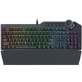 thumbnail image 1 of Rosewill NEON K90 RGB BR Mechanical Gaming Keyboard with 15 RGB Backlit Modes, 2-Port USB Passthrough, Media Keys & Multifunctional Volume Dial & Switches, Brown, 1 of 10