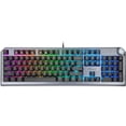 thumbnail image 1 of Rosewill NEON K91 RGB Wired Mechanical Gaming Keyboard, Kailh Blue Switches, Underglow and 17 Backlit Modes, NKRO, Anti-Ghosting, Multimedia Control Keys, PBT Keycaps, Macro Keys, 1 of 5