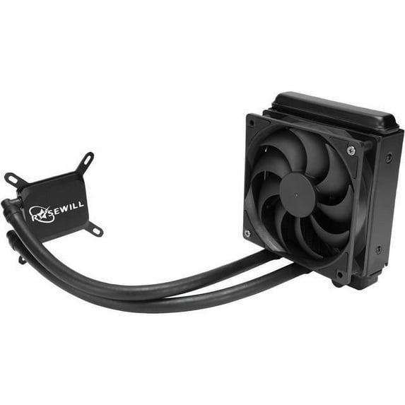 Rosewill PB120 CPU Liquid Cooler, Closed Loop PC Water Cooling, Quiet 120mm PWM Fan, Intel LGA 2011/2066/1366/1150/1151/1155/1156/775, AMD AM4/AM3+/AM3/AM2+/AM2/AM1/FM2+/FM1