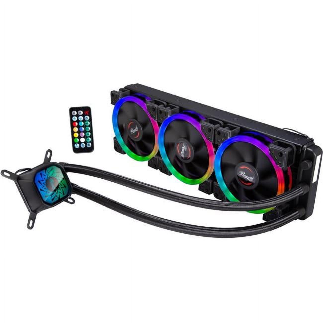 Rosewill RGB CPU Liquid Cooler Closed Loop PC Water Cooling