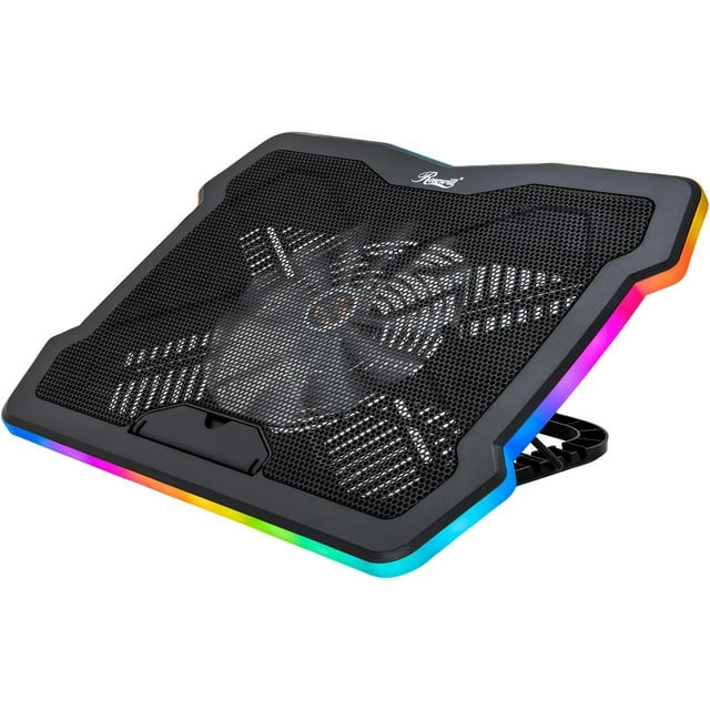 Rosewill RGB Laptop Cooling Pad, Gaming Laptop Cooler for 17 Inch