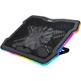 thumbnail image 1 of Rosewill RGB Laptop Cooling Pad, Gaming Laptop Cooler for 17 Inch Laptops, Big Quiet Fan, Adjustable Angles, Lighting Modes, Fan Speed Modes - (RWNB17B), 1 of 5