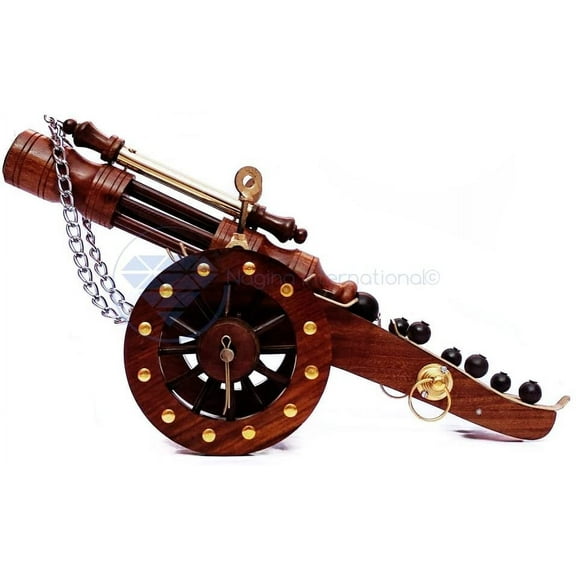 Rosewood Bofor's Artillery Gun (15" x 9")