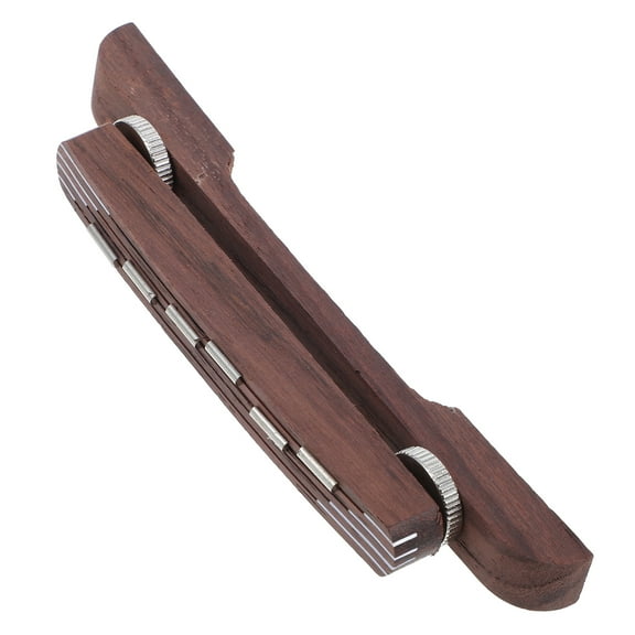 WHAMVOX Archtop Guitar Bridge for Jazz with Adjustable Height 0.831.02in Metal and Wood Craftsmanship