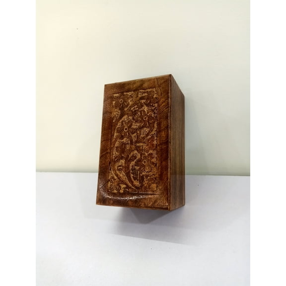 Rosewood Cremation Urns for Human Ashes Adult Male Female - Wooden Decorative Urns Box and Casket for Men Women Child - Burial Urn for Adults
