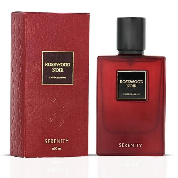Rosewood Noir Eau de Parfum Spray 50ml (1.7 oz) by Serenity | Deep, Floral, Unforgettable