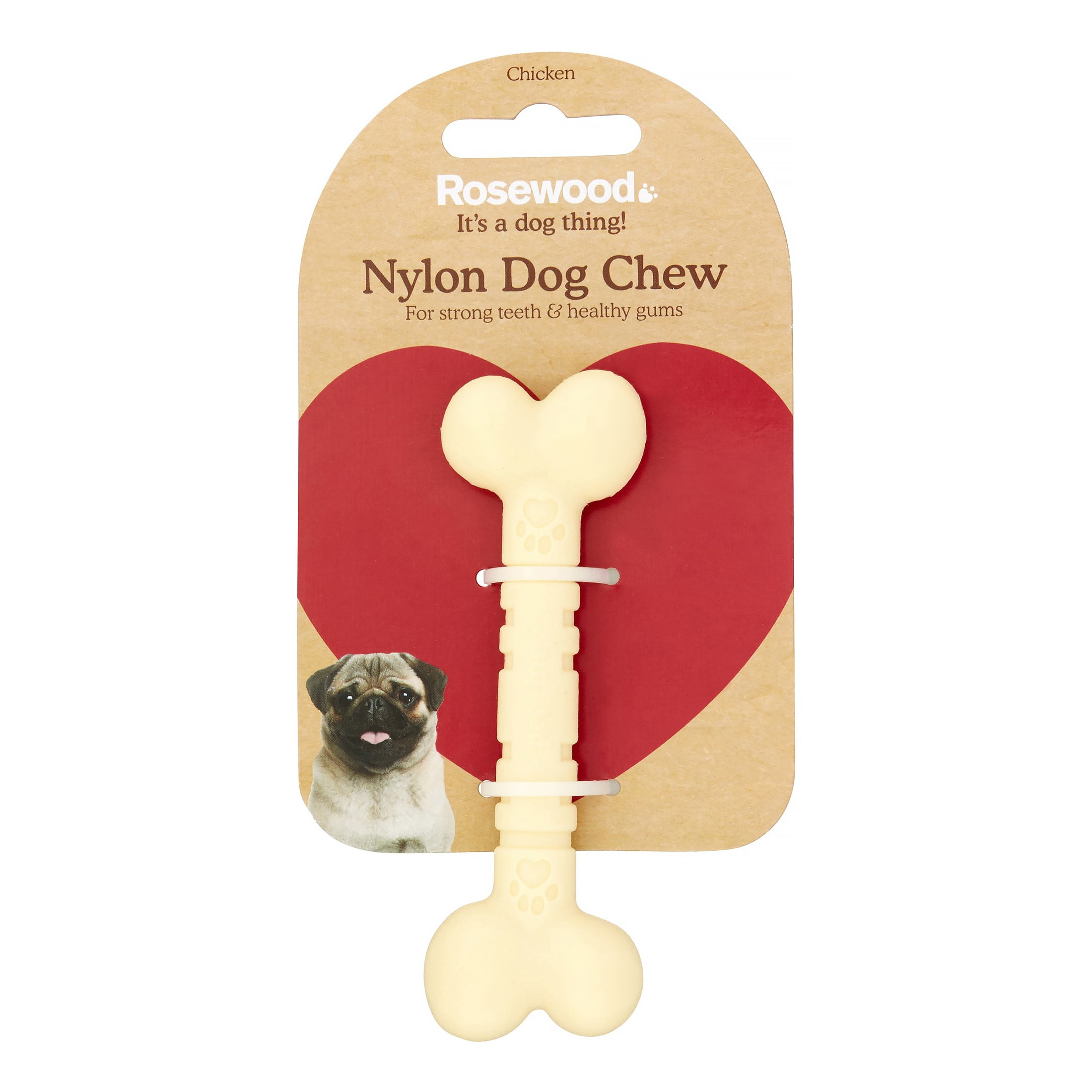 Rosewood Pet Choo Chums Chicken Bone Small Dog Toy