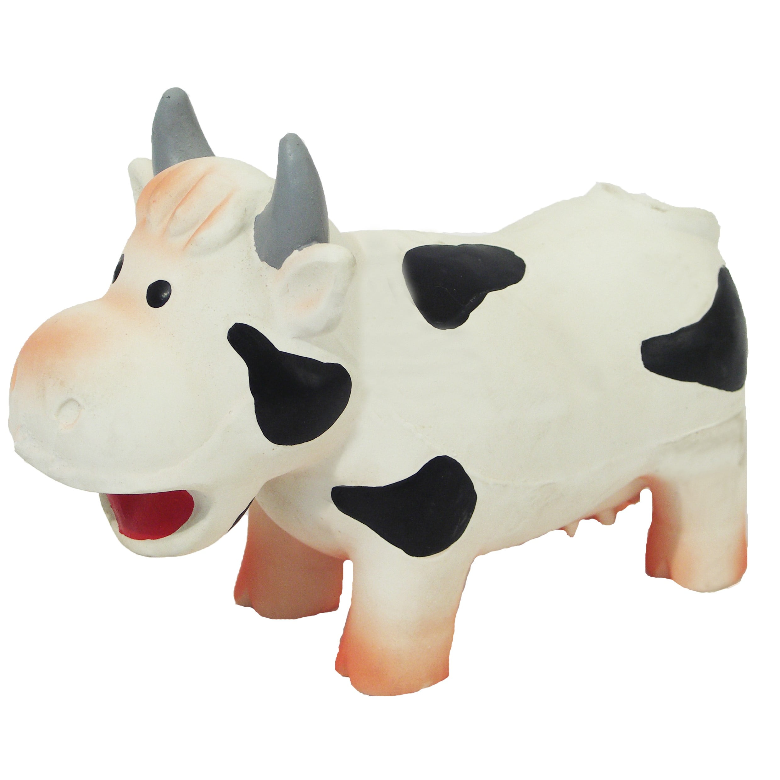 Rosewood Pet Jolly Doggy Grunters Latex Cow Dog Toy