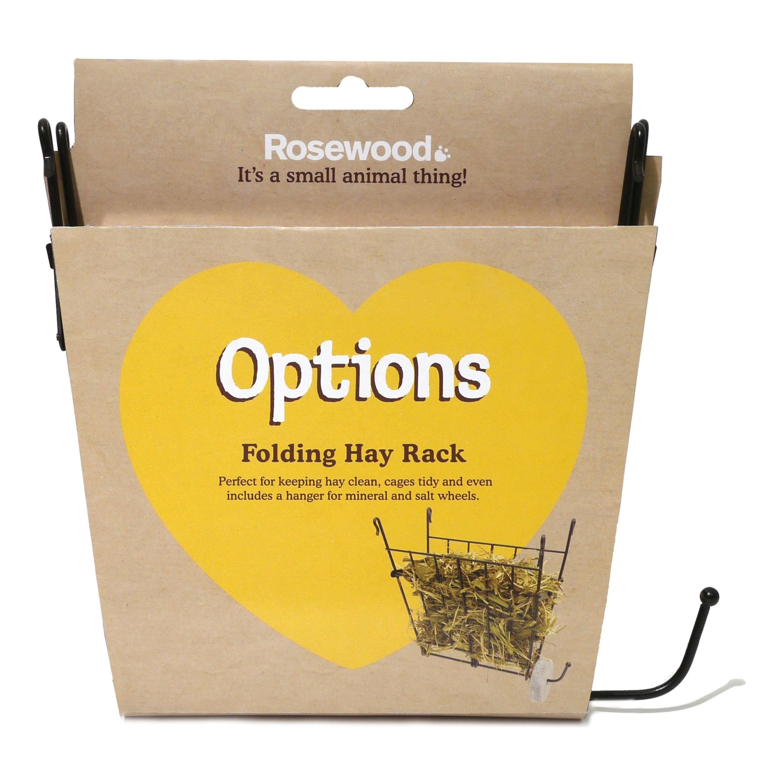 Rosewood Pet Options Folding Wire Hayrack Small Pet Home Accessory
