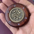 thumbnail image 1 of Rosewood Spinning Fortune Amulet Handheld Wealth Spinner Lucky Charm Feng Shui Ornament for Good Luck and Prosperity, 1 of 3