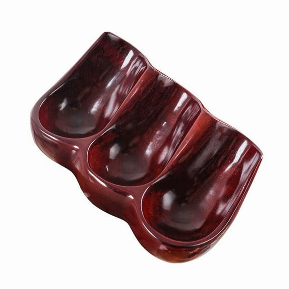 Rosewood Spoon-Shaped Three-Position Pipe Stand Multi-Position Pipe Display Rack Portable Men's Pipe Storage Accessories