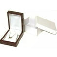 thumbnail image 1 of Rosewood Stained Pendant Necklace Jewelry Gift Box Wood Display Kit 10 Pcs, 1 of 2