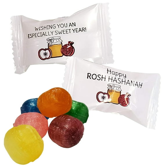 Rosh Hashanah Fruit Balls Hard Candy 100 Count Rosh Hashanah Jewish Event Religious Candy