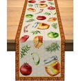 thumbnail image 1 of Rosh Hashanah Table Runner Jewish New Year Party Decoration Linen Shana Tova Holiday Home Kitchen Dining Room Tablecloth 13.8x71inches, 1 of 5