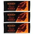 thumbnail image 1 of Roshen "Aerated" Fine Dark Chocolate Bar, Kosher and Halal (2.81 oz/80 grams) Pack of 3, 1 of 2