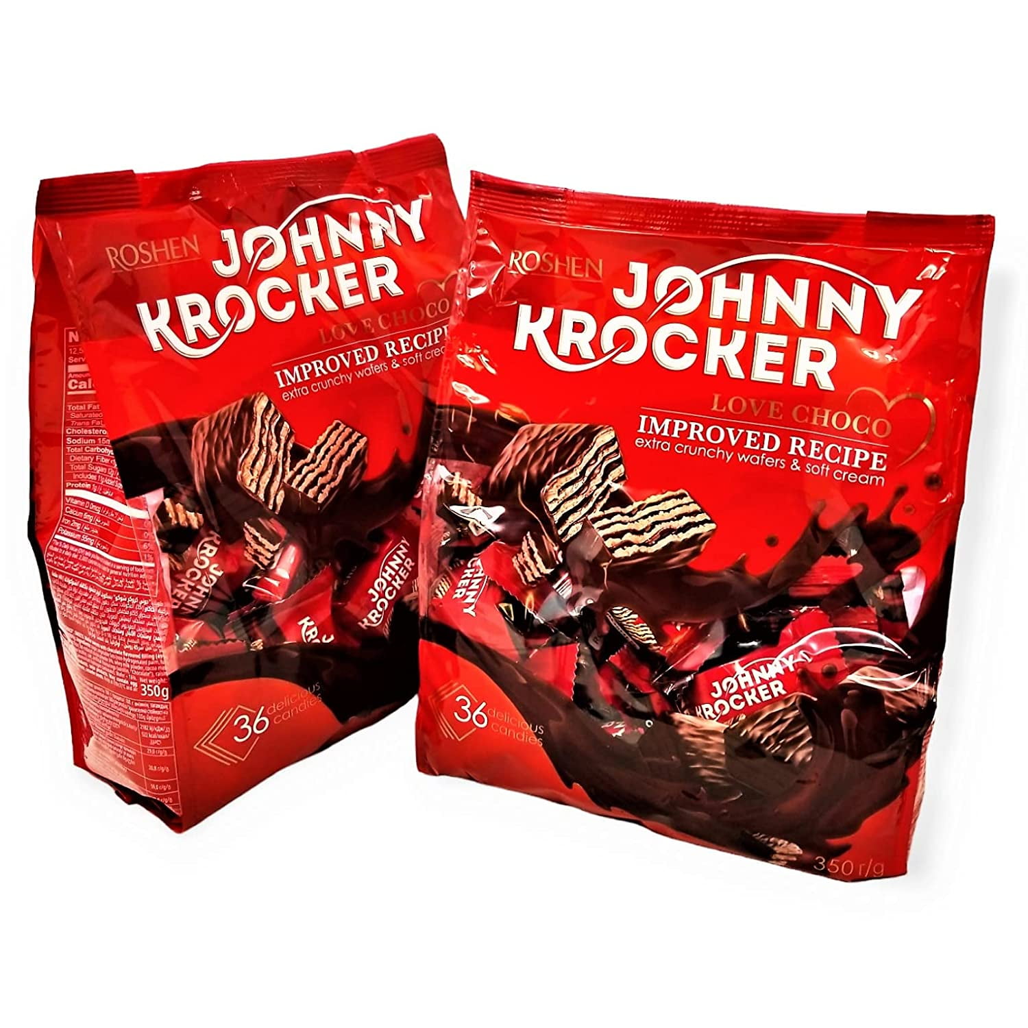 Roshen Chocolate Covered Wafer Candy Johnny Krocker with