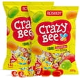 thumbnail image 1 of Roshen Crazy Bee Jelly Candy, Assorted Fruit Flavors with Soft Fruit Filling, 2.2 lbs (Pack of 2), 1 of 6