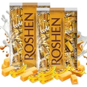 Roshen Korivka Milk Fudge Candy, 2.2 Lb, Dairy Fudge with Sugary Crust & Creamy Liquid Filling, Kosher, Halal Pack of 2