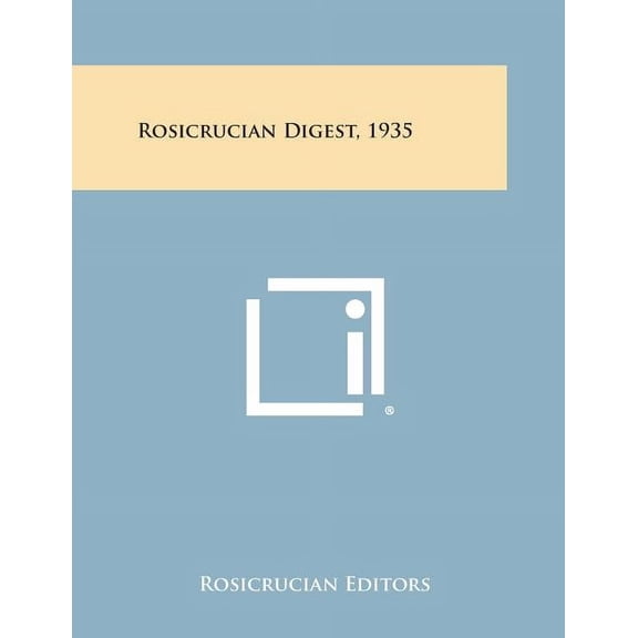 Rosicrucian Digest, 1935, (Paperback)