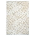 thumbnail image 1 of Rosie Cream Striped Acrylic Area Rugs for Living Room Jacquard Textured Modern Rugs Soft Geometric Rug for Bedroom Washable Rug Non-Slip Bohemian Carpet Perfect for Dining Room Office Beige, 1 of 5