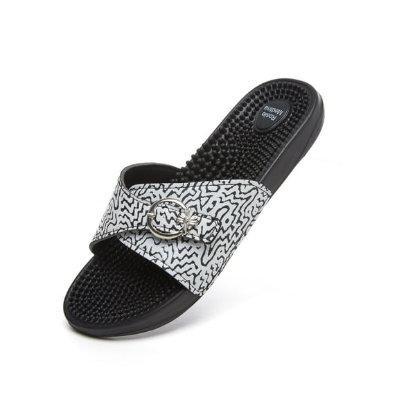 Rosie Medina Reflexology Massage Slippers for Women - Indoor Sandals Size 10