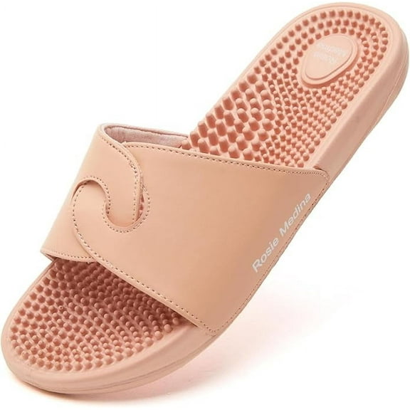 Rosie Medina Women Reflexology Massage Slippers - Indoor Sandals Size 7
