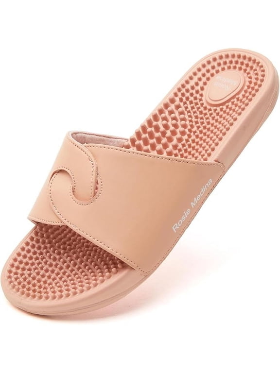 Women Reflexology Massage Slippers - Indoor Sandals Size 8