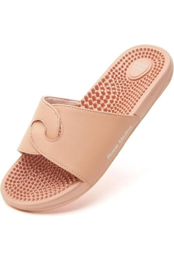 Women Reflexology Massage Slippers - Indoor Sandals Size 8