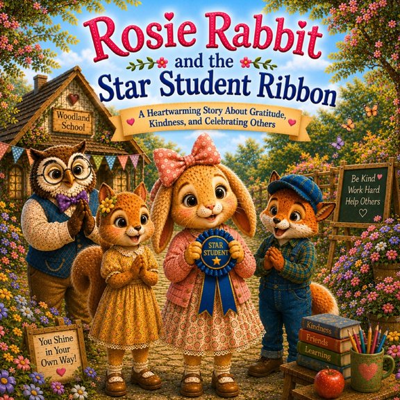 Rosie Rabbit's Adventures! Rosie Rabbit and the Star Student Ribbon: A Children's Picture Book About Gratitude, Kindness, Friendship, and Celebrati, Book 4, (Paperback)