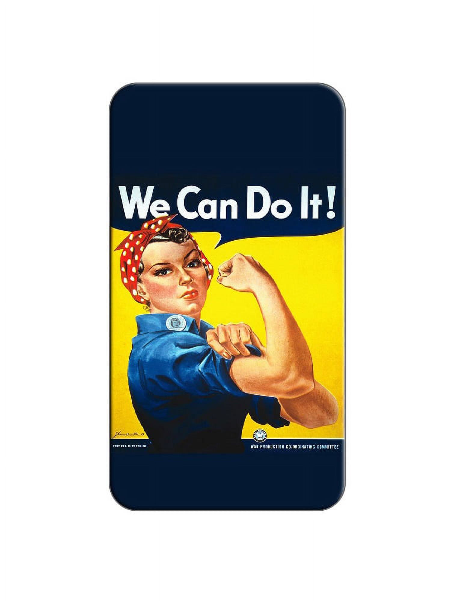 Rosie The Riveter War Poster Lapel Hat Pin Tie Tack