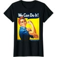Rosie The Riveter We Can Do It! Women's Feminist TShirt
