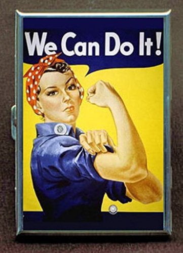 Rosie The Riveter World War II ID Wallet or Cigarette Case Made ...