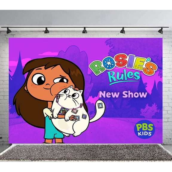 Rosie's Rules Backdrop Banner Party Supplies Poster Movie Theme Background for Photography Birthday Decorations