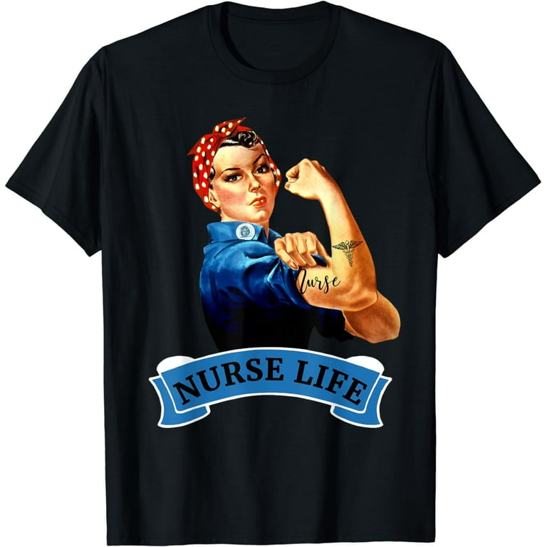 Rosie the riveter nurse shirt shop