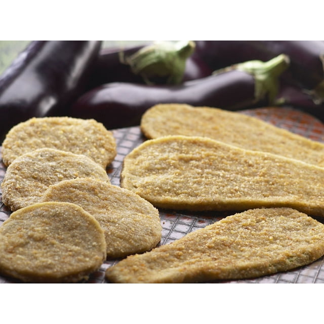 Rosina 1/4" Breaded Peeled Naples Cut Eggplant Cutlets 5 lb (Pack of 2