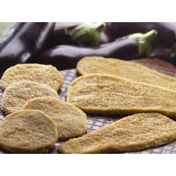 Rosina 1/4" Breaded Peeled Naples Cut Eggplant Cutlets 5 lb (Pack of 2)
