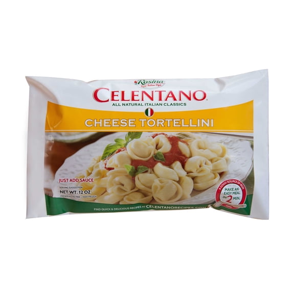 Rosina Food Pre Cooked Cheese Tortellini Pasta, 12 Ounce -- 12 per case.