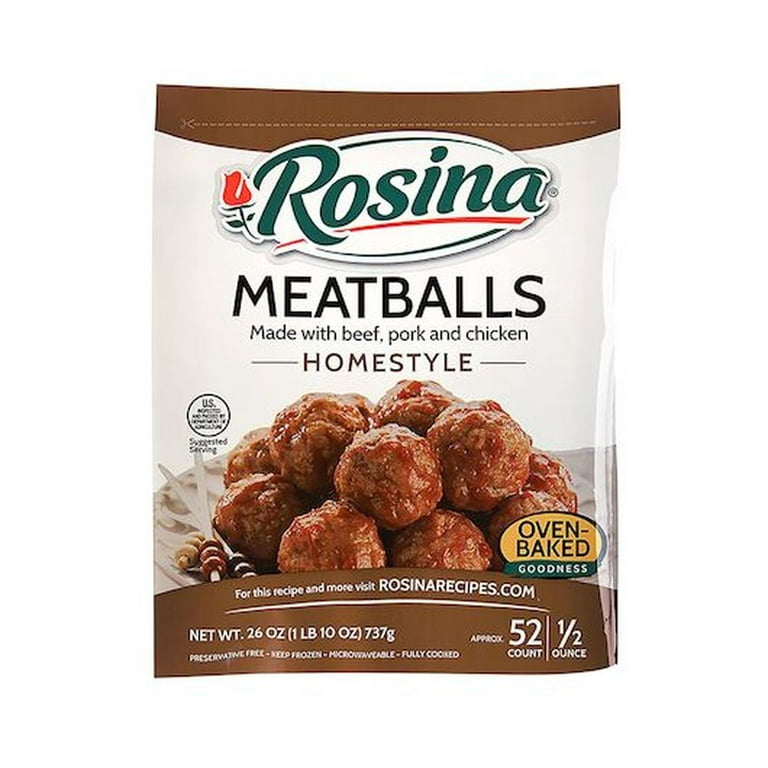 Rosina Home Style Meatball 26 Ounce