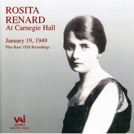 Rosita Renard - At Carnegie Hall - Music & Performance - CD