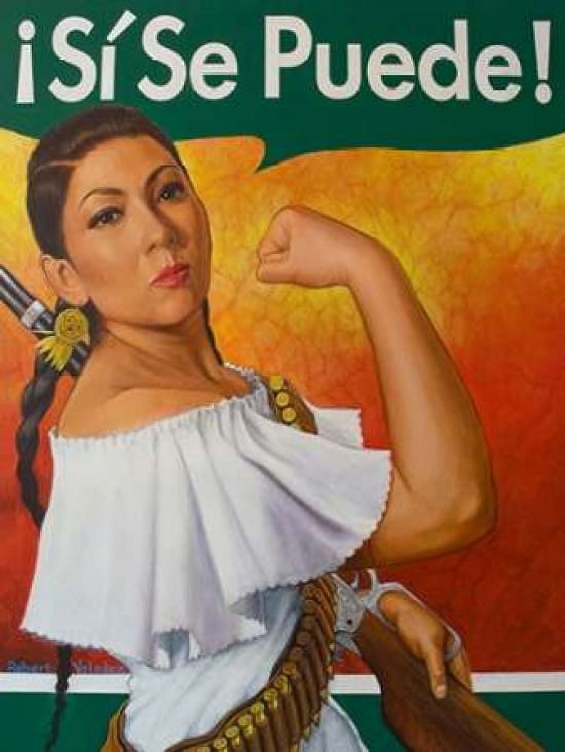 Rosita - Si Se Puede Canvas Art - Robert Valadez (18 x 24)