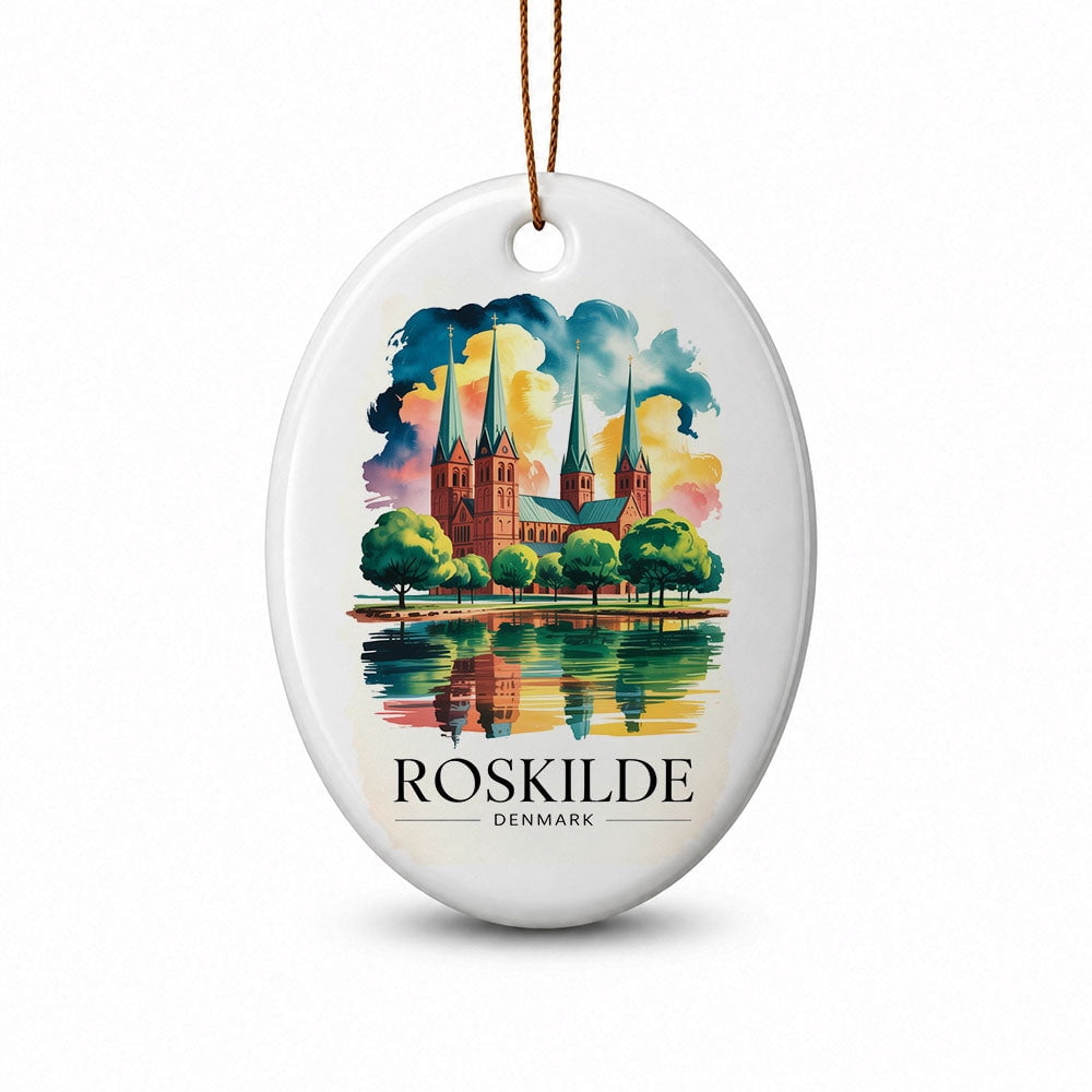 Roskilde Destination Oval Ornament,